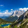 Seebensee-Zugspitzmassiv -Blickrichtung von Coburger Huette aus